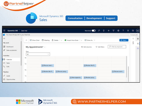 Dynamics 365 Sales Implementation, deployment and configuration | PartnerHelper Cloud Store