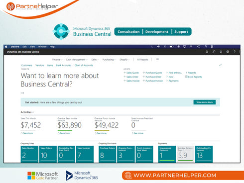 Dynamics 365 Business Central Implementation, deployment and configuration | Deployment Services | PartnerHelper