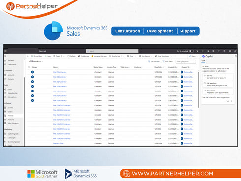 Dynamics 365 Sales Implementation, deployment and configuration | PartnerHelper Cloud Store