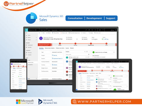 Dynamics 365 Sales Implementation, deployment and configuration | PartnerHelper Cloud Store