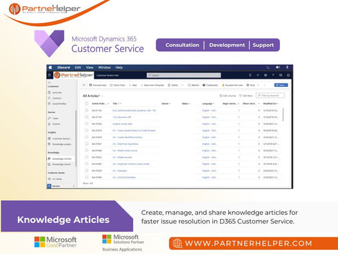 Dynamics 365 Customer Service - Consulting Meeting