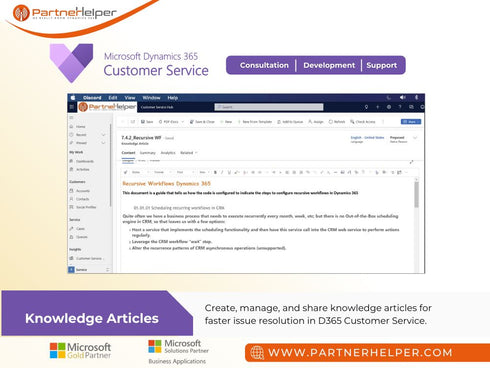 Dynamics 365 Customer Service - Consulting Meeting