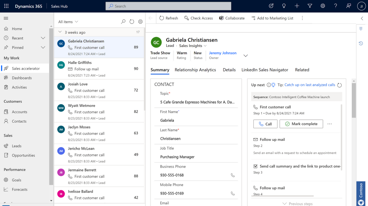 (NCE) Dynamics 365 Sales Professional – PartnerHelper Cloud Store
