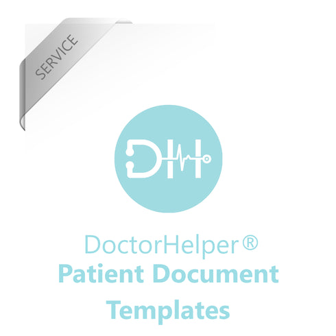 DoctorHelper® Patient Document Templates