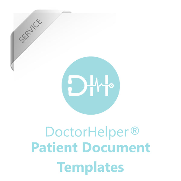 DoctorHelper® Patient Document Templates