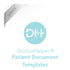 DoctorHelper® Patient Document Templates