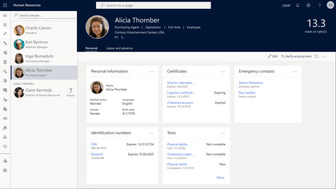 (NCE) Dynamics 365 Human Resources