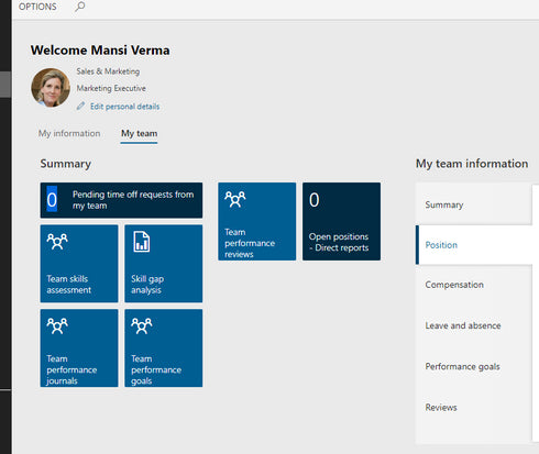 (NCE) Dynamics 365 Human Resources Self Service