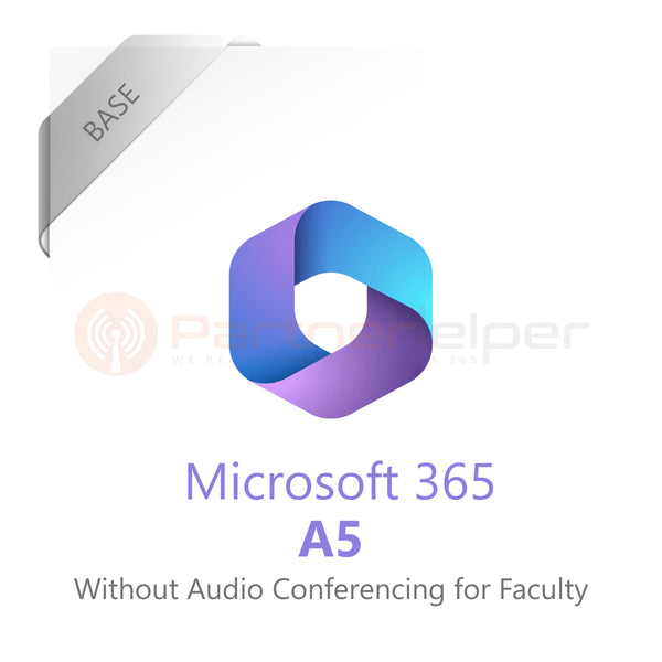 (NCE) Microsoft 365 A5 without Audio Conferencing (Education Faculty Pricing)