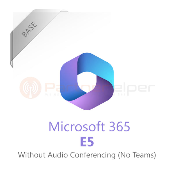 (NCE) Microsoft 365 E5 (No Teams) without Audio Conferencing